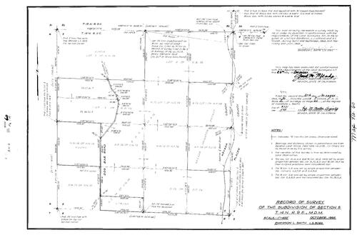 Click to see Survey Book 2, pg. 60 (1965) of Nevada County Recorders Survey Maps Book 2