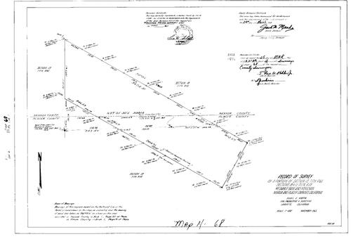 Click to see Survey Book 2, pg. 68 (1966) of Nevada County Recorders Survey Maps Book 2