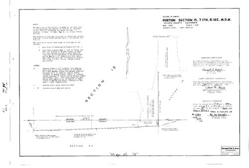 Click to see Survey Book 2, pg. 75 (1966) of Nevada County Recorders Survey Maps Book 2