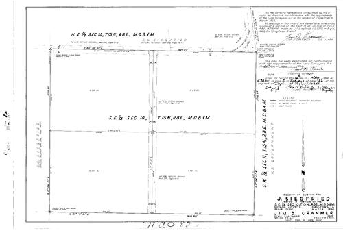 Click to see Record of Survey Book 2, pg. 82 (1966) of Nevada County Recorders Survey Maps Book 2