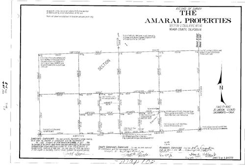 Click to see Record of Survey Book 2, pg. 102 (1966) of Nevada County Recorders Survey Maps Book 2