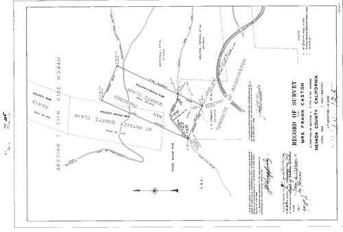 Click to see Record of Survey Book 2, pg. 125 (1966) of Nevada County Recorders Survey Maps Book 2