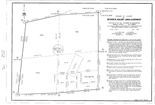 Click to see Record of Survey Book 2, pg. 136 (1967) of Nevada County Recorders Survey Maps Book 2