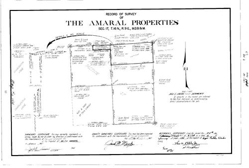 Click to see Record of Survey Book 2, pg. 144 (1967) of Nevada County Recorders Survey Maps Book 2