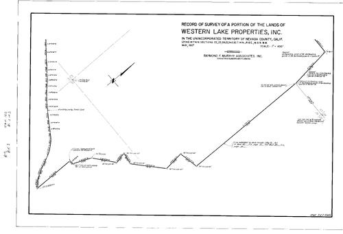 Click to see Record of Survey Book 2, pg. 162 (1967) of Nevada County Recorders Survey Maps Book 2