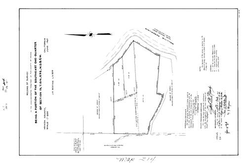 Click to see Record of Survey Book 2, pg. 214 (1967) of Nevada County Recorders Survey Maps Book 2