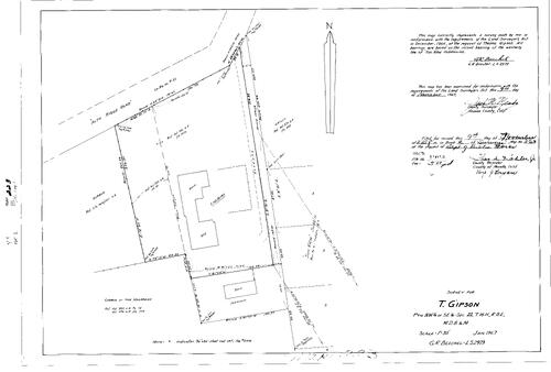 Click to see Record of Survey Book 2, pg. 223 (1967) of Nevada County Recorders Survey Maps Book 2