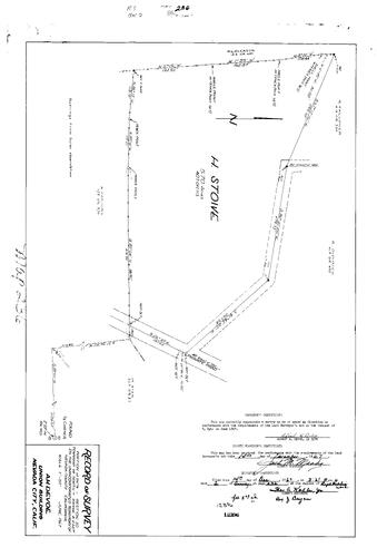 Click to see Record of Survey Book 2, pg. 236 (1967) of Nevada County Recorders Survey Maps Book 2