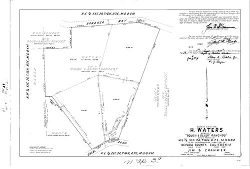 Click to see Record of Survey Book 3, pg. 39 (1968) of Nevada County Recorders Survey Maps Book 3