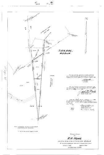 Click to see Record of Survey Book 3, pg. 61 (1968) of Nevada County Recorders Survey Maps Book 3