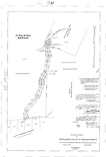 Click to see Record of Survey Book 3, pg. 63 (1968) of Nevada County Recorders Survey Maps Book 3