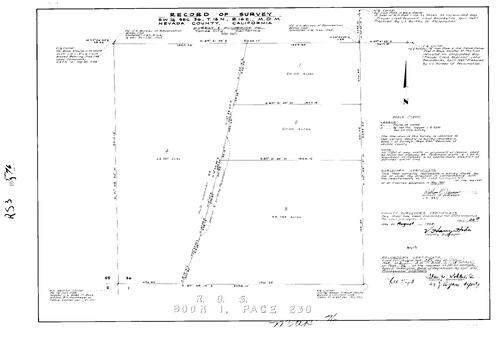 Click to see Record of Survey Book 3, pg. 76 (1968) of Nevada County Recorders Survey Maps Book 3