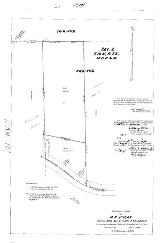 Click to see Record of Survey Book 3, pg. 101 (1968) of Nevada County Recorders Survey Maps Book 3