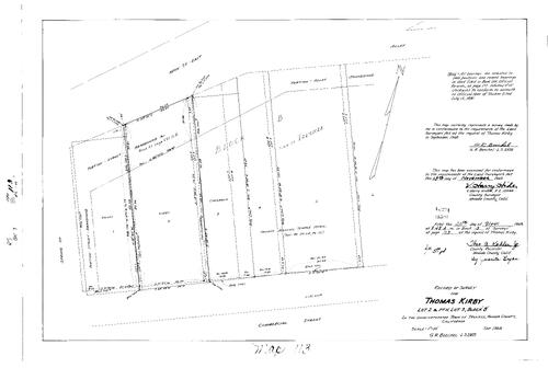 Click to see Record of Survey Book 3, pg. 113 (1968) of Nevada County Recorders Survey Maps Book 3