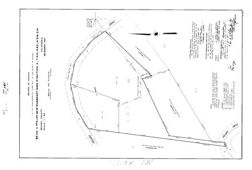 Click to see Record of Survey Book 3, pg. 131 (1968) of Nevada County Recorders Survey Maps Book 3