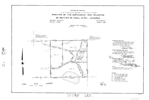 Click to see Record of Survey Book 3, pg. 132 (1968) of Nevada County Recorders Survey Maps Book 3