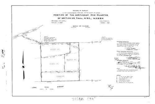 Click to see Record of Survey Book 3, pg. 134 (1968) of Nevada County Recorders Survey Maps Book 3