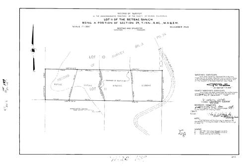 Click to see Record of Survey Book 3, pg. 139 (1968) of Nevada County Recorders Survey Maps Book 3