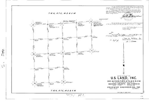 Click to see Record of Survey Book 3, pg. 142 (1969) of Nevada County Recorders Survey Maps Book 3