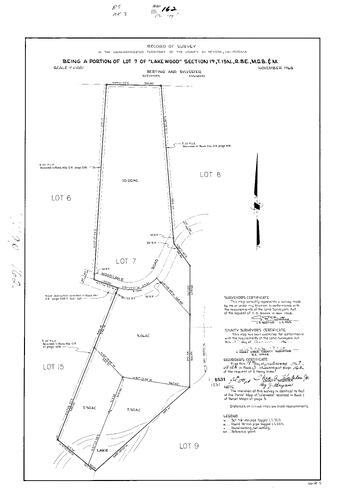Click to see Record of Survey Book 3, pg. 162 (1969) of Nevada County Recorders Survey Maps Book 3