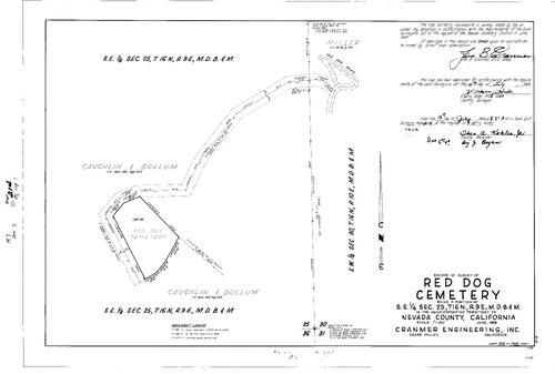 Click to see Record of Survey Book 3, pg. 214 (1969) of Nevada County Recorders Survey Maps Book 3