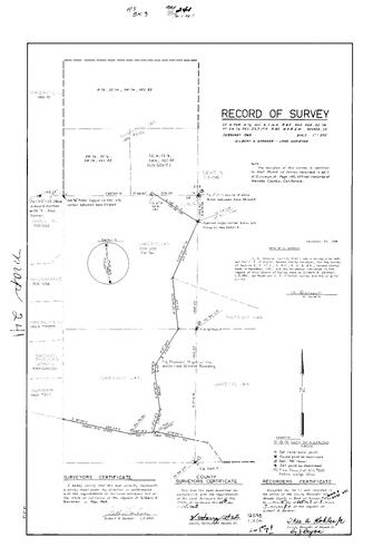 Click to see Record of Survey Book 3, pg. 241 (1969) of Nevada County Recorders Survey Maps Book 3