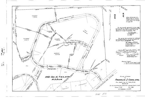 Click to see Record of Survey Book 3, pg. 261 (1969) of Nevada County Recorders Survey Maps Book 3