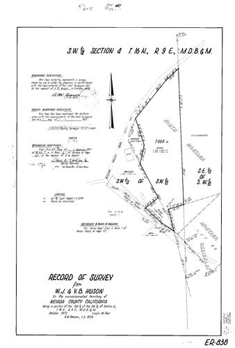 Click to see Record of Survey Book 5, pg. 41 (1973) of Nevada County Recorders Survey Maps Book 5