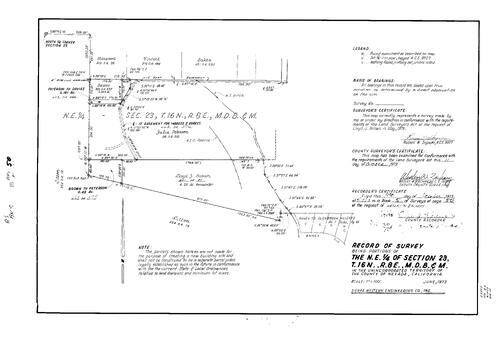 Click to see Record of Survey Book 5, pg. 50 (1973) of Nevada County Recorders Survey Maps Book 5