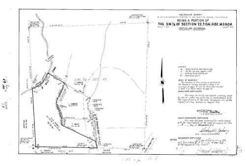 Click to see Survey Map Book 5, pg. 68 of Nevada County Recorders Survey Maps Book 5
