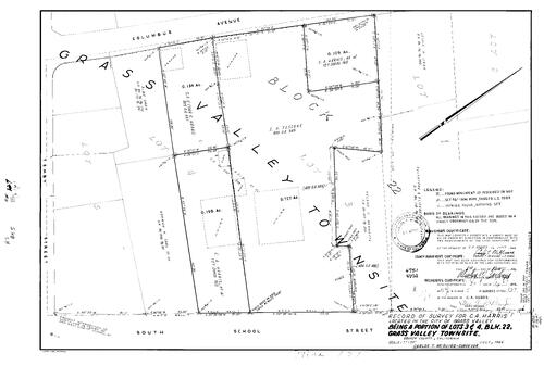 Click to see Record of Survey Book 5, pg. 127 (1974) of Nevada County Recorders Survey Maps Book 5