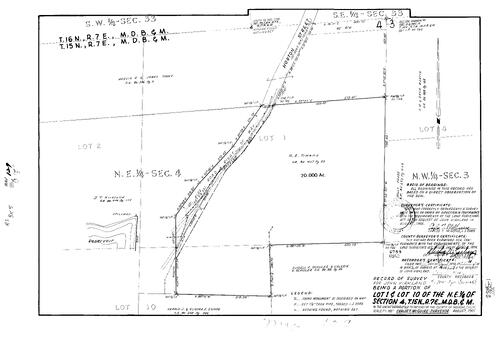 Click to see Record of Survey Book 5, pg. 129 (1974) of Nevada County Recorders Survey Maps Book 5