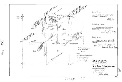 Click to see Record of Survey Book 5, pg. 152 (1974) of Nevada County Recorders Survey Maps Book 5