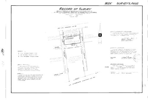 Click to see Record of Survey Book 5, pg. 153 (1974) of Nevada County Recorders Survey Maps Book 5