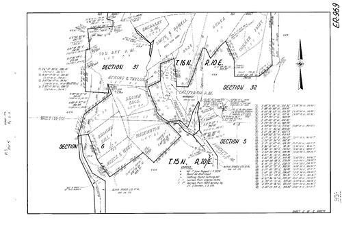 Click to see Record of Survey Book 5, pg. 176 (1974) of Nevada County Recorders Survey Maps Book 5