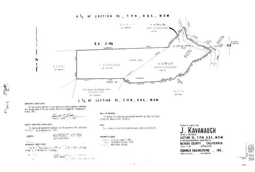 Click to see Record of Survey Book 5, pg. 281 (1975) of Nevada County Recorders Survey Maps Book 5