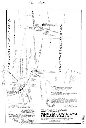Click to see Record of Survey Book 5, pg. 292 (1976) of Nevada County Recorders Survey Maps Book 5
