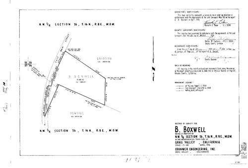 Click to see Record of Survey Book 6, pg. 10 (1976) of Nevada County Recorders Survey Maps Book 6