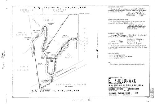 Click to see Record of Survey Book 6, pg. 26 (1976) of Nevada County Recorders Survey Maps Book 6