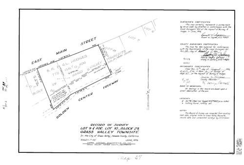 Click to see Record of Survey Book 6, pg. 37 (1976) of Nevada County Recorders Survey Maps Book 6
