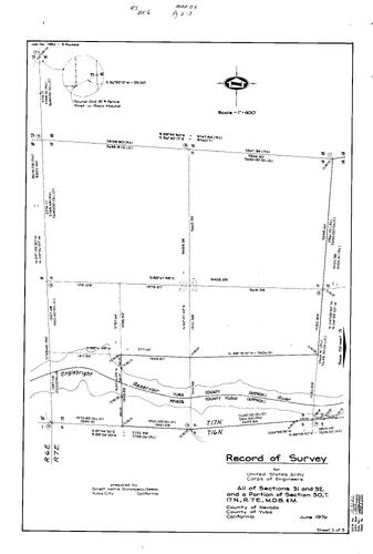 Click to see Record of Survey Book 6, pg. 56 (1976) of Nevada County Recorders Survey Maps Book 6