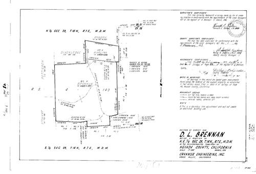 Click to see Record of Survey Book 6, pg. 82 (1977) of Nevada County Recorders Survey Maps Book 6