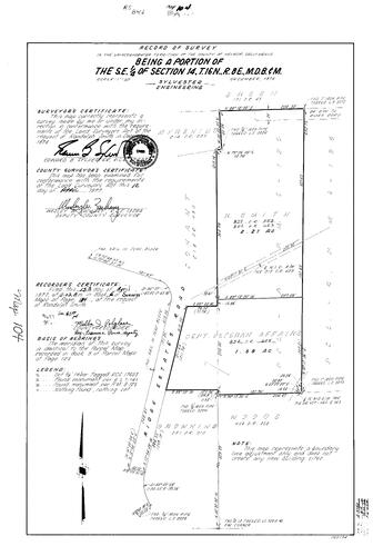 Click to see Record of Survey Book 6, pg. 104 (1977) of Nevada County Recorders Survey Maps Book 6