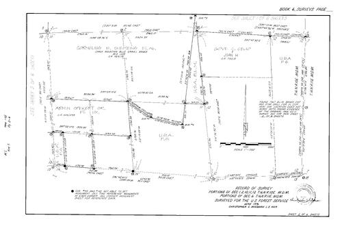 Click to see Record of Survey Book 6, pg. 105 (1977) of Nevada County Recorders Survey Maps Book 6