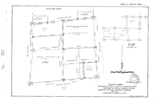 Click to see Record of Survey Book 6, pg. 105 (1977) of Nevada County Recorders Survey Maps Book 6