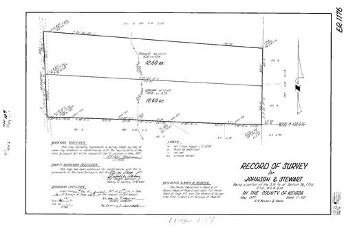 Click to see Record of Survey Book 6, pg. 127 (1977) of Nevada County Recorders Survey Maps Book 6