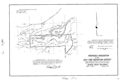 Click to see Record of Survey Book 6, pg. 152 (1977) of Nevada County Recorders Survey Maps Book 6