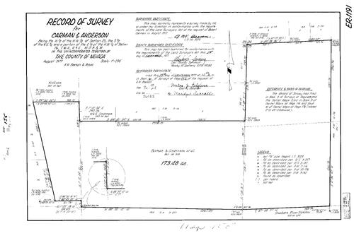 Click to see Record of Survey Book 6, pg. 155 (1977) of Nevada County Recorders Survey Maps Book 6