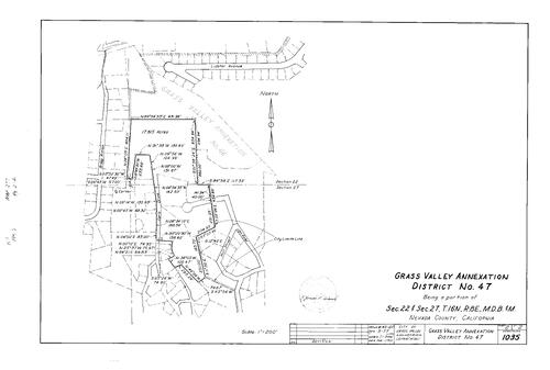 Click to see Record of Survey Book 6, pg. 200 (1977) of Nevada County Recorders Survey Maps Book 6