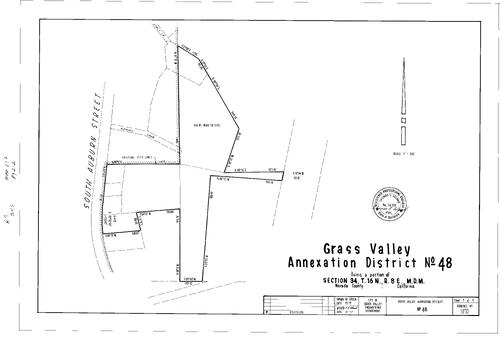 Click to see Record of Survey Book 6, pg. 202 (1977) of Nevada County Recorders Survey Maps Book 6